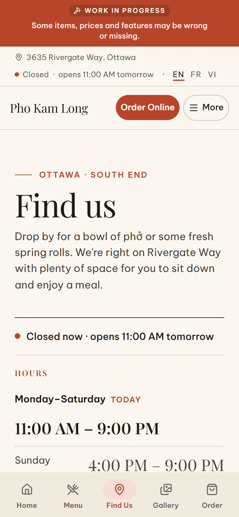 Find us on a phone.